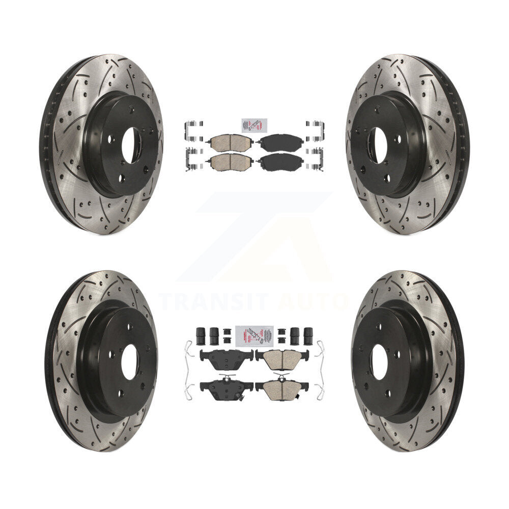 Transit Auto KDA-102631 Disc Brake Kit for 2015 Subaru Legacy - Front and Rear product image