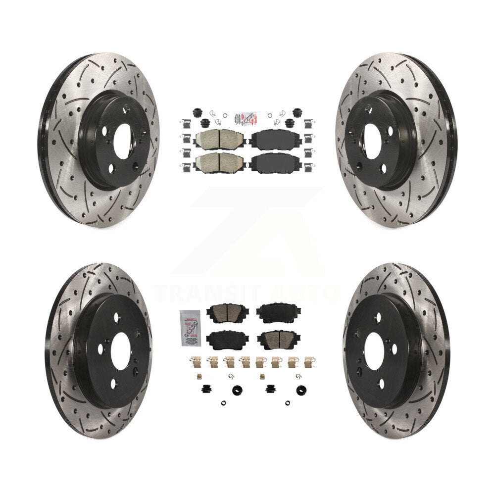 Transit Auto KDA-102634 Disc Brake Kit for 2019 Toyota Corolla - Front and Rear product image