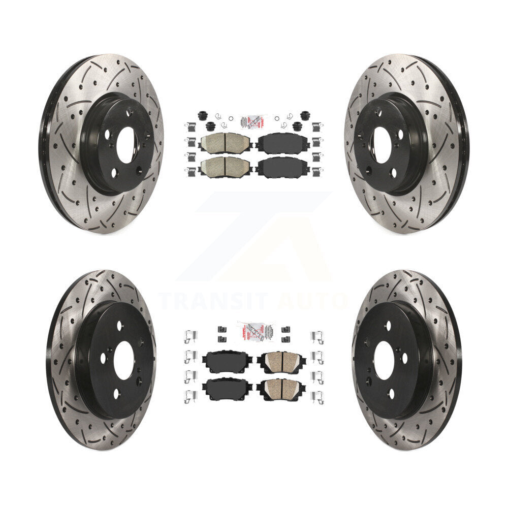 Transit Auto KDA-102635 Disc Brake Kit for 2019 Toyota Corolla - Front and Rear product image