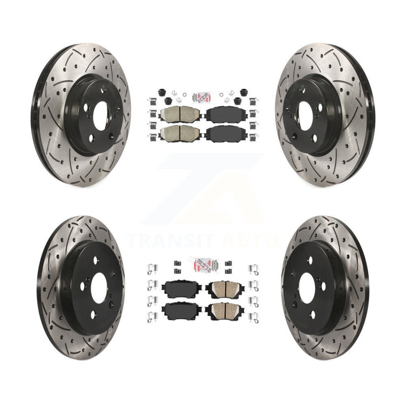 Transit Auto KDA-102635 Disc Brake Kit for 2019 Toyota Corolla - Front and Rear product image