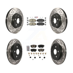 Transit Auto KDA-102636 Disc Brake Kit for 2019 Toyota Corolla - Front and Rear product image