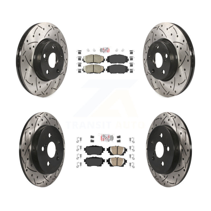 Transit Auto KDA-102637 Disc Brake Kit for 2019 Toyota Corolla - Front and Rear product image