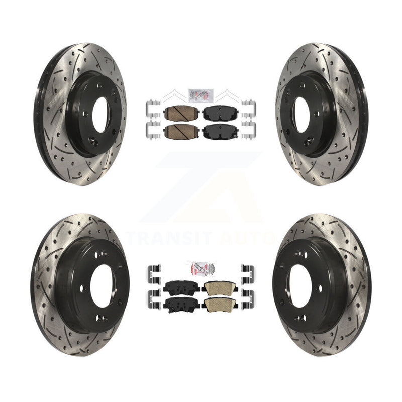 Transit Auto KDA-102639 Disc Brake Kit for 2014-2016 Kia Soul - Front and Rear product image