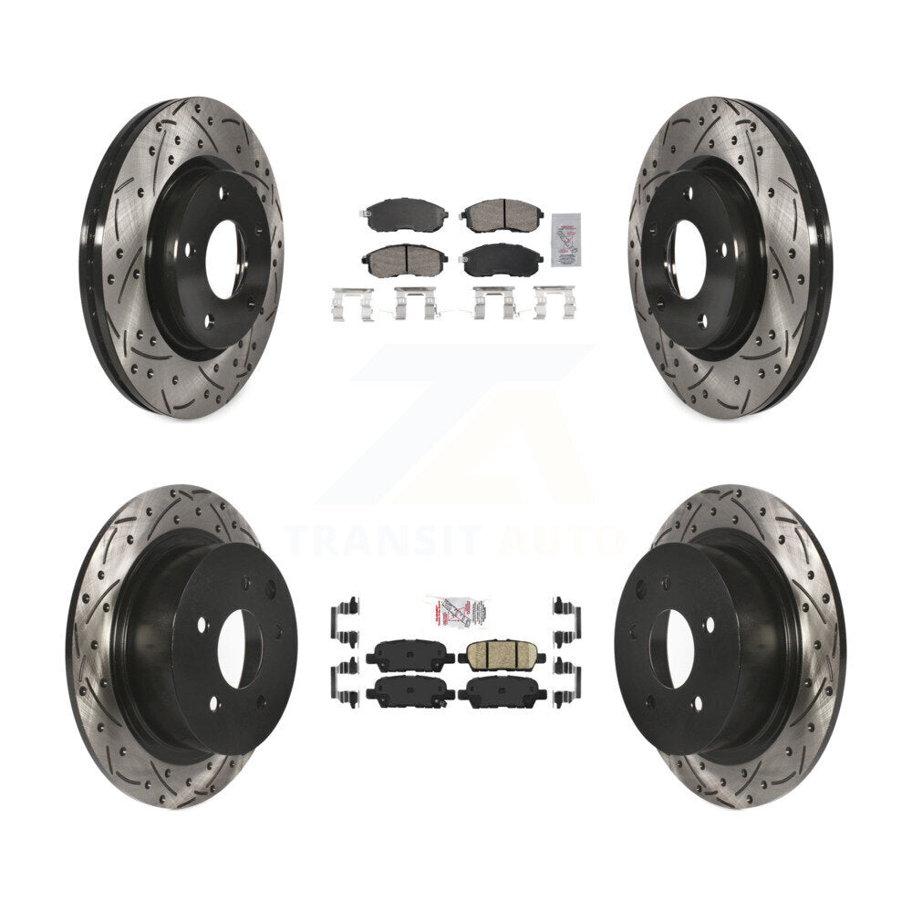 Transit Auto KDA-102643 Disc Brake Kit for 2013-2019 Nissan Sentra - Front and Rear product image