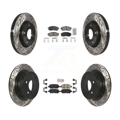 Transit Auto KDA-102643 Disc Brake Kit for 2013-2019 Nissan Sentra - Front and Rear product image