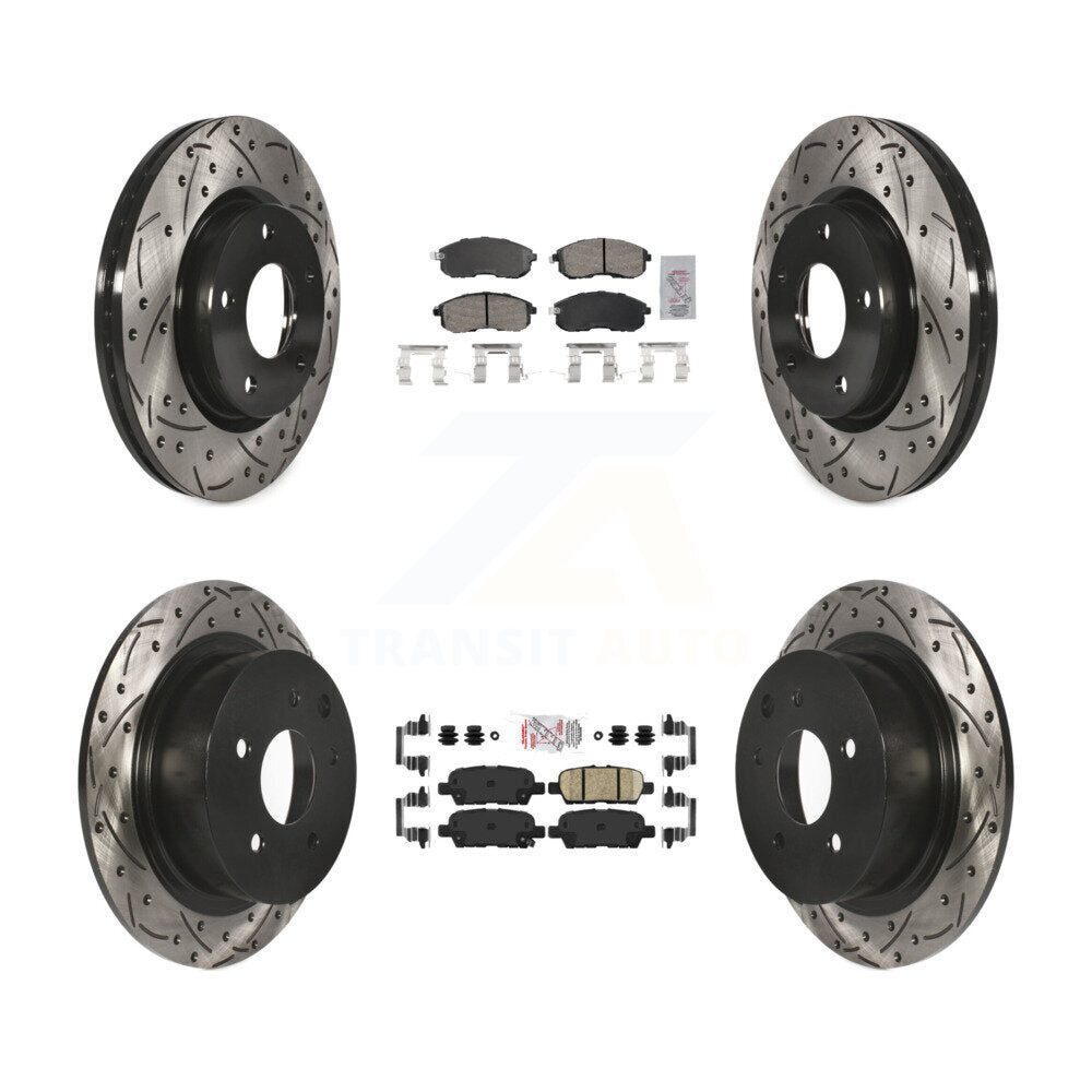 Transit Auto KDA-102644 Disc Brake Kit for 2013-2019 Nissan Sentra - Front and Rear product image