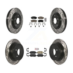 Transit Auto KDA-102645 Disc Brake Kit for 2017-2019 Nissan Sentra - Front and Rear product image