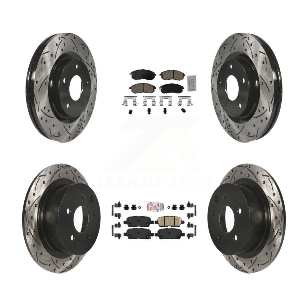 Transit Auto KDA-102646 Disc Brake Kit for 2017-2019 Nissan Sentra - Front and Rear product image