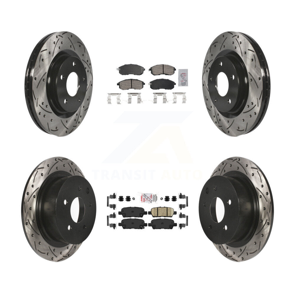 Transit Auto KDA-102648 Disc Brake Kit for 2017-2019 Nissan Sentra - Front and Rear product image