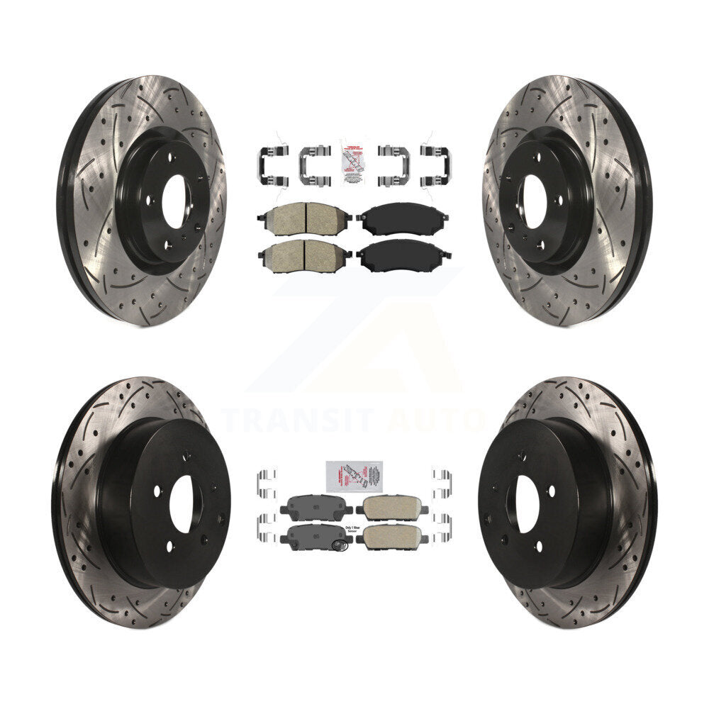 Transit Auto KDA-102649 Disc Brake Kit for 2011-2017 INFINITI QX70, Nissan Murano - Front and Rear product image