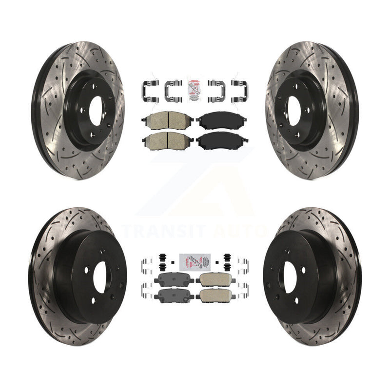 Transit Auto KDA-102650 Disc Brake Kit for 2011-2017 INFINITI QX70, Nissan Murano - Front and Rear product image