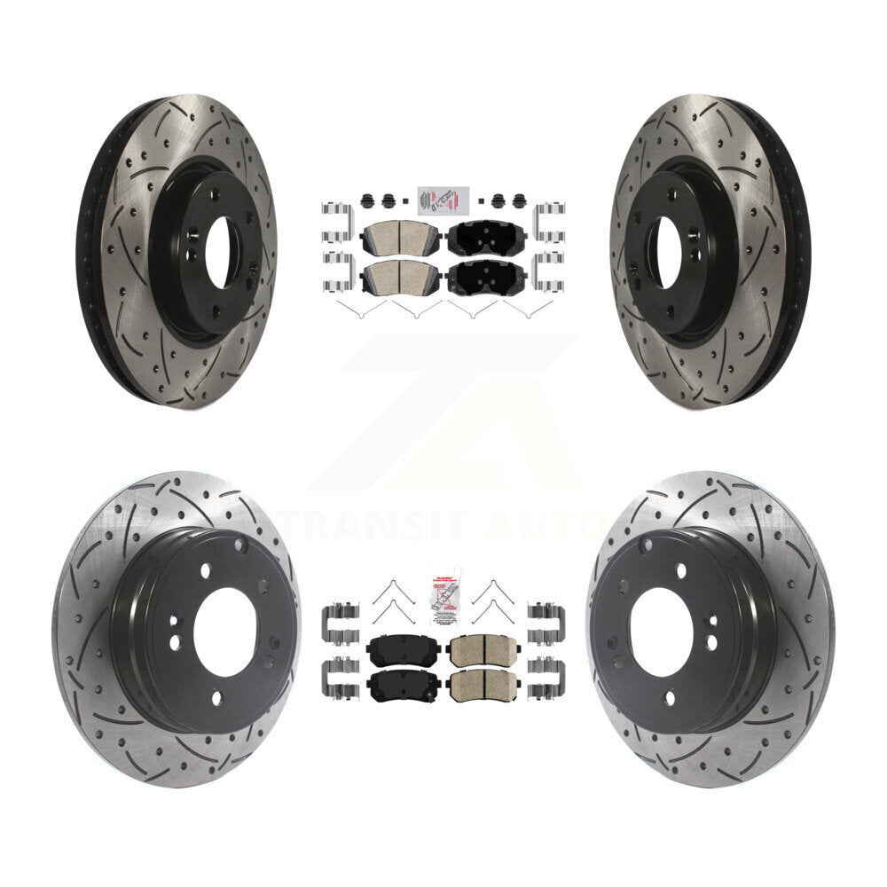 Transit Auto KDA-102655 Disc Brake Kit for 2016 Hyundai Sonata - Front and Rear product image