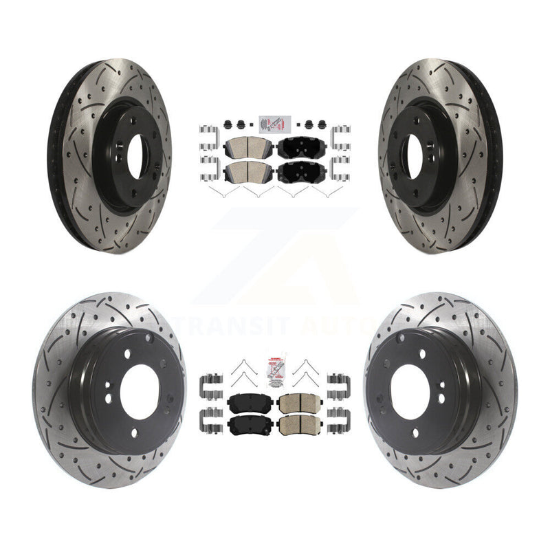 Transit Auto KDA-102655 Disc Brake Kit for 2016 Hyundai Sonata - Front and Rear product image