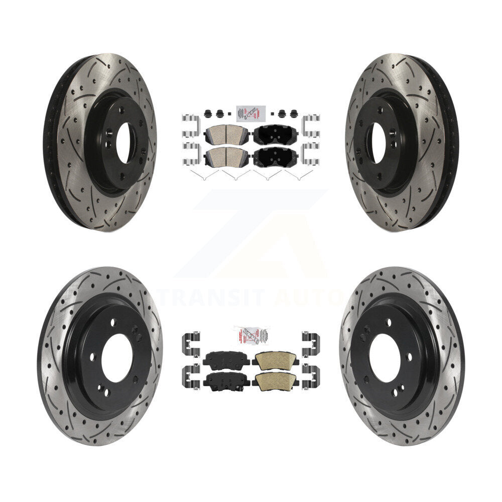 Transit Auto KDA-102656 Disc Brake Kit for 2016 Hyundai Sonata - Front and Rear product image