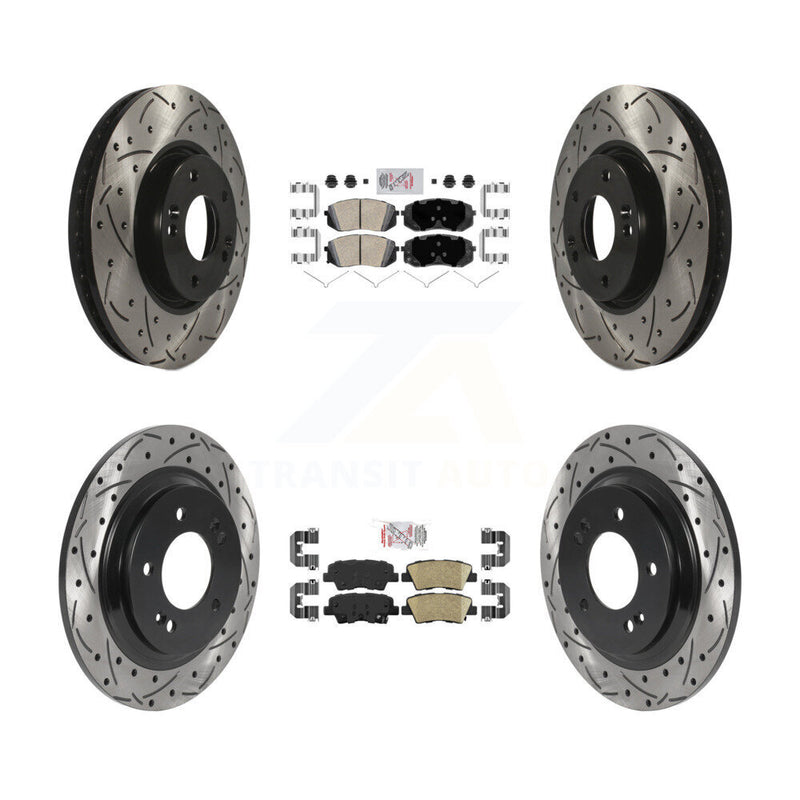 Transit Auto KDA-102656 Disc Brake Kit for 2016 Hyundai Sonata - Front and Rear product image