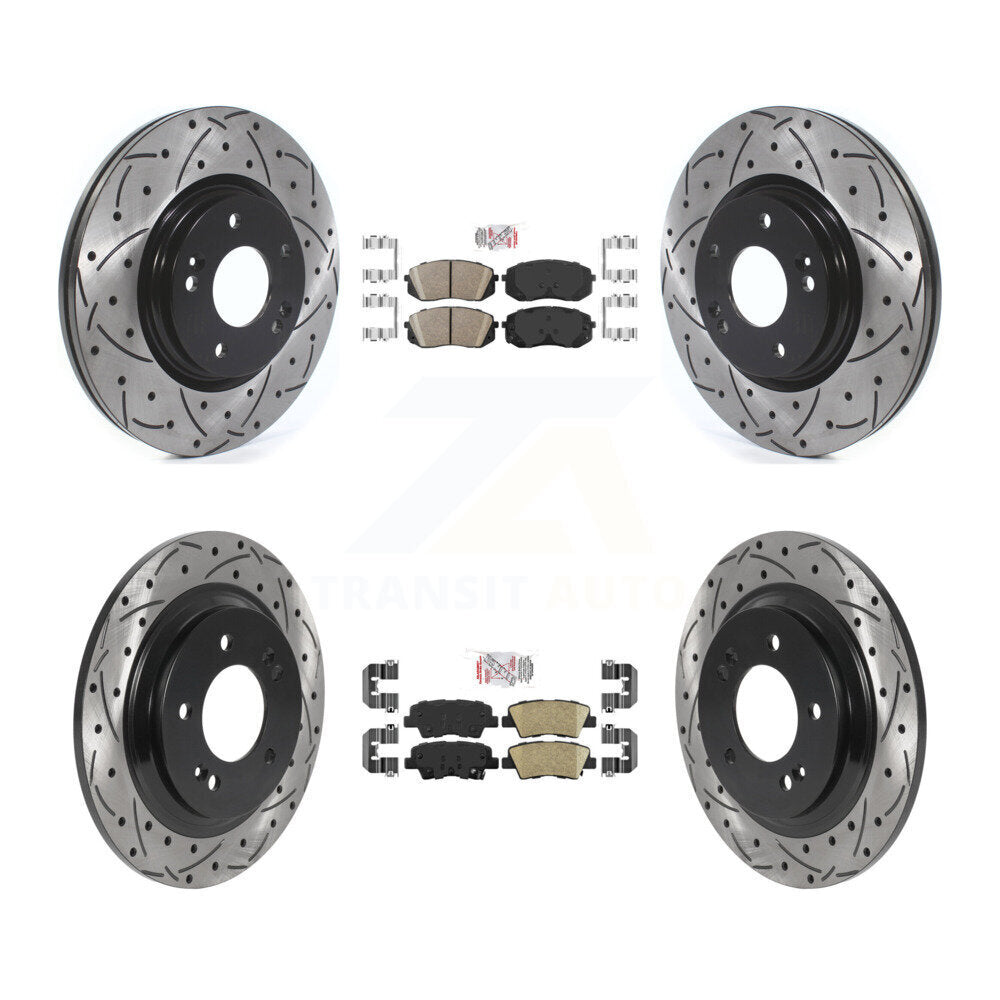 Transit Auto KDA-102659 Disc Brake Kit for 2017-2019 Kia Optima - Front and Rear product image