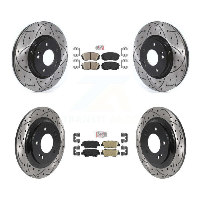 Transit Auto KDA-102659 Disc Brake Kit for 2017-2019 Kia Optima - Front and Rear product image