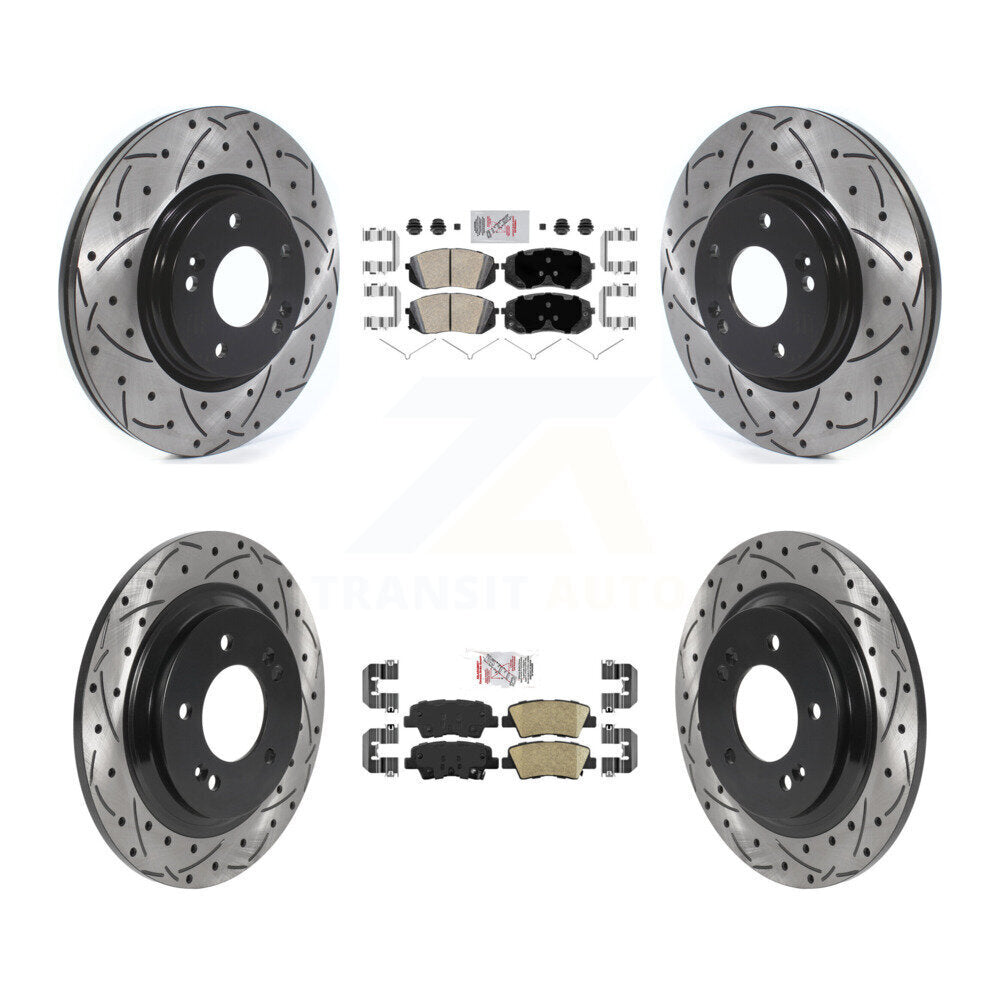 Transit Auto KDA-102660 Disc Brake Kit for 2017-2019 Kia Optima - Front and Rear product image