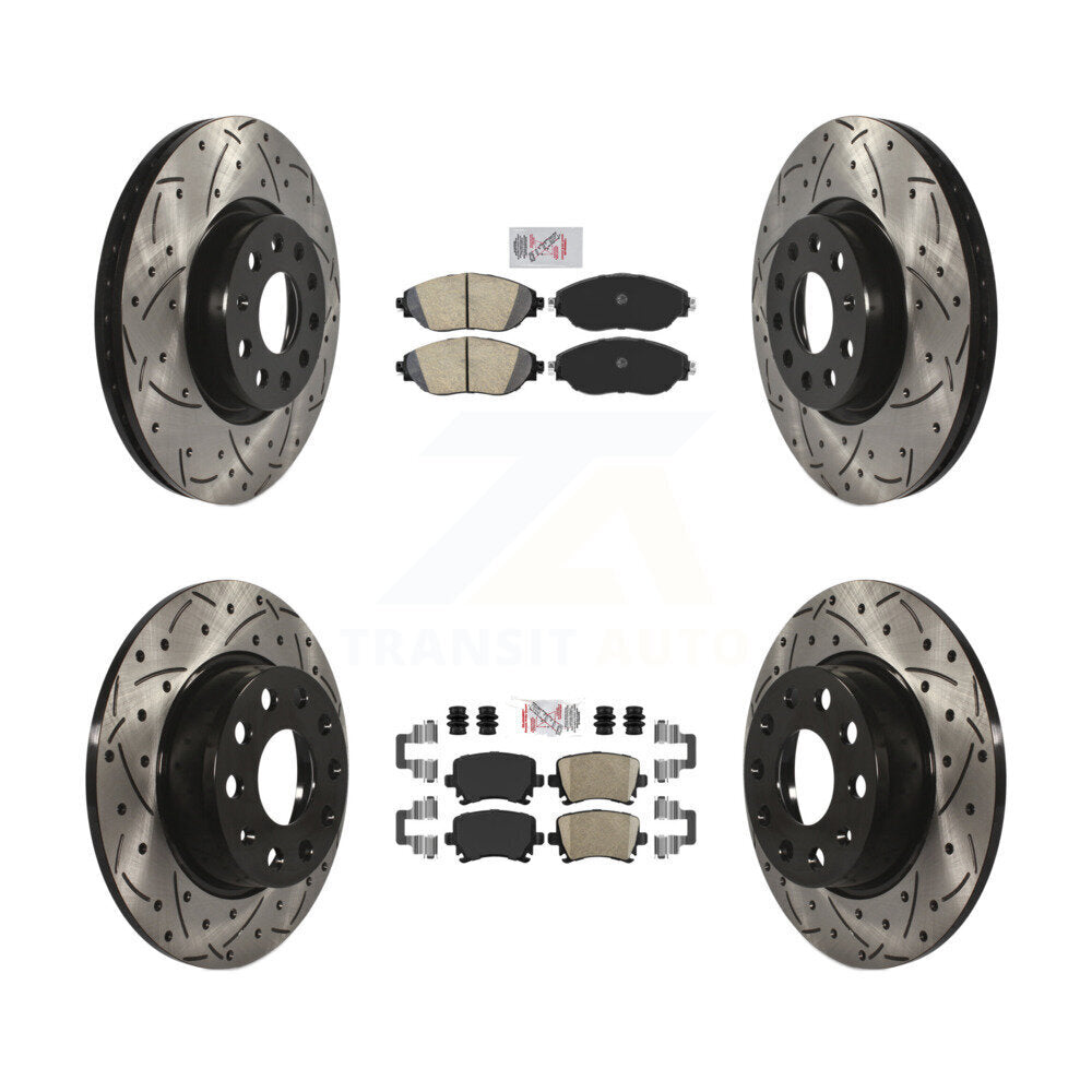 Transit Auto KDA-102661 Disc Brake Kit for 2015 Volkswagen GTI - Front and Rear product image