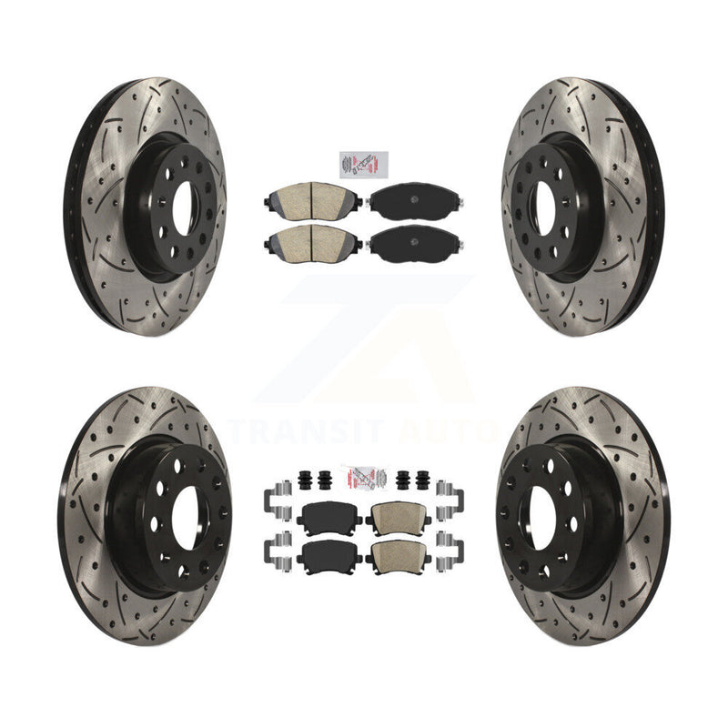 Transit Auto KDA-102661 Disc Brake Kit for 2015 Volkswagen GTI - Front and Rear product image