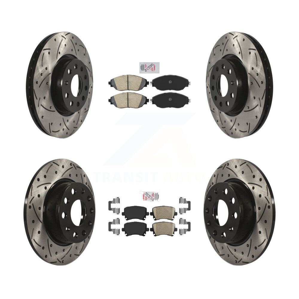 Transit Auto KDA-102662 Disc Brake Kit for 2015 Volkswagen GTI - Front and Rear product image