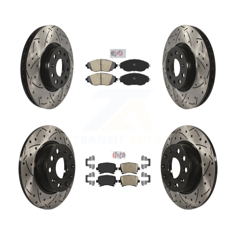Transit Auto KDA-102662 Disc Brake Kit for 2015 Volkswagen GTI - Front and Rear product image