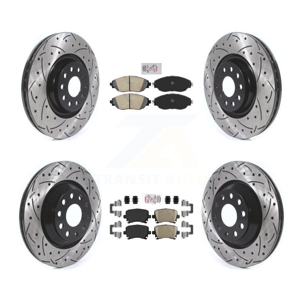 Transit Auto KDA-102663 Disc Brake Kit for 2018-2021 Volkswagen GTI - Front and Rear product image