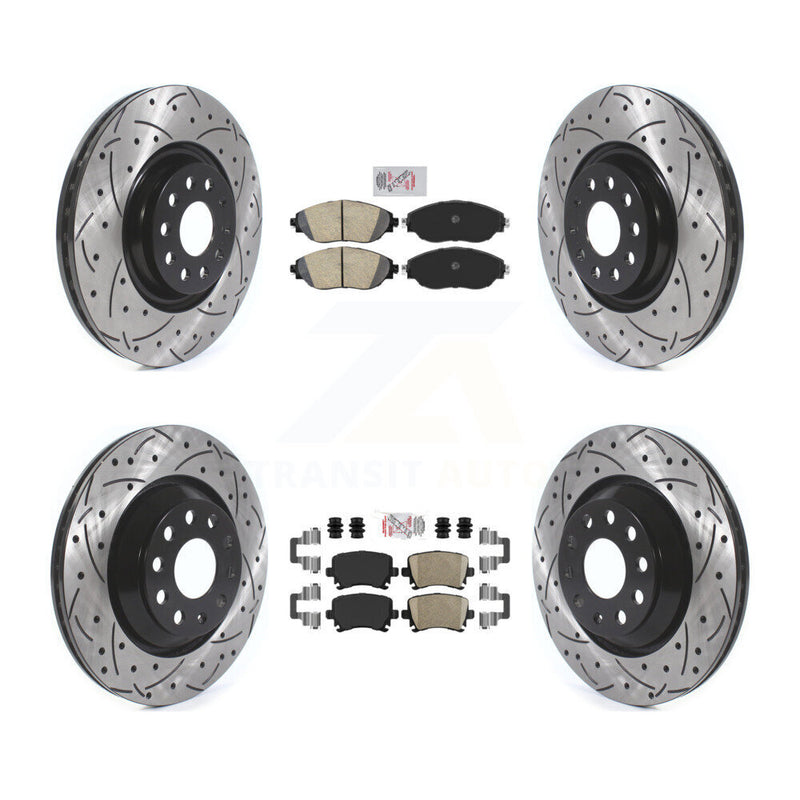 Transit Auto KDA-102663 Disc Brake Kit for 2018-2021 Volkswagen GTI - Front and Rear product image