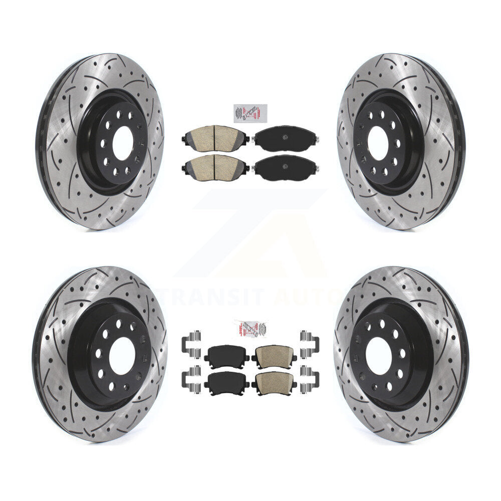 Transit Auto KDA-102664 Disc Brake Kit for 2018-2021 Volkswagen GTI - Front and Rear product image