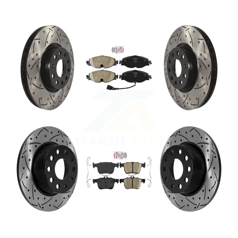 Transit Auto KDA-102665 Disc Brake Kit for 2022-2023 Volkswagen Taos - Front and Rear product image