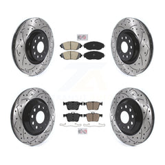 Transit Auto KDA-102666 Disc Brake Kit for 2017-2019 Volkswagen Golf R - Front and Rear product image