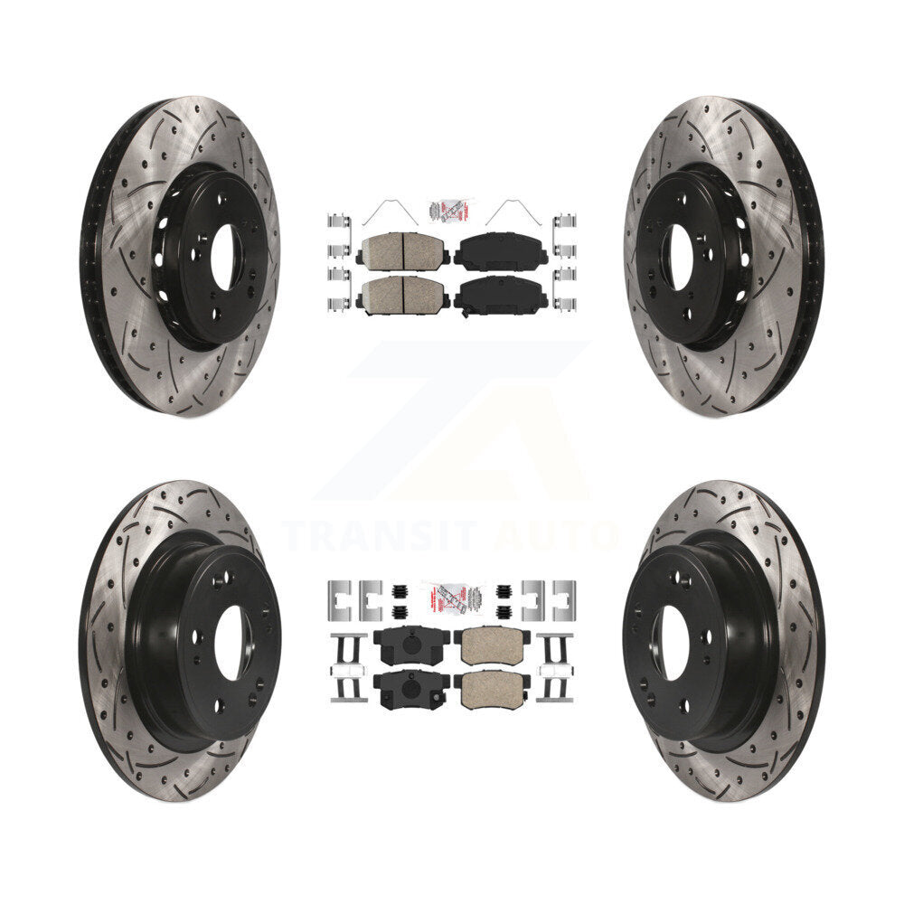 Transit Auto KDA-102667 Disc Brake Kit for 2016 Acura ILX - Front and Rear product image