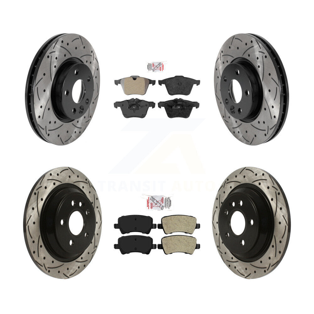 Transit Auto KDA-102673 Disc Brake Kit for 2008 Volvo V70 - Front and Rear product image