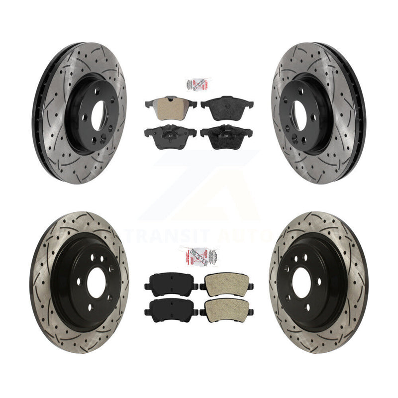 Transit Auto KDA-102673 Disc Brake Kit for 2008 Volvo V70 - Front and Rear product image