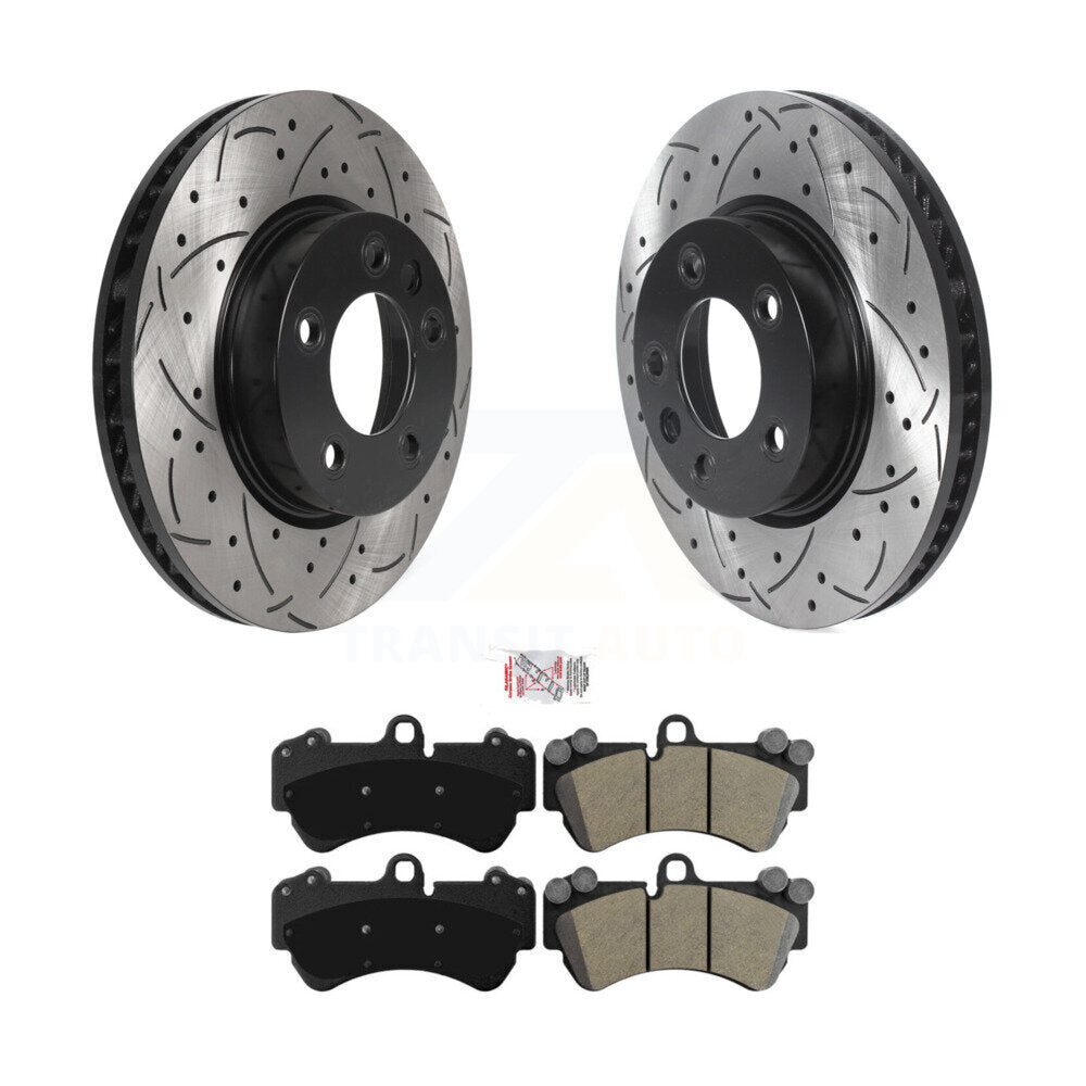 Transit Auto KDA-102674 Disc Brake Kit for 2003-2010 Porsche Cayenne, Volkswagen Touareg - Front product image