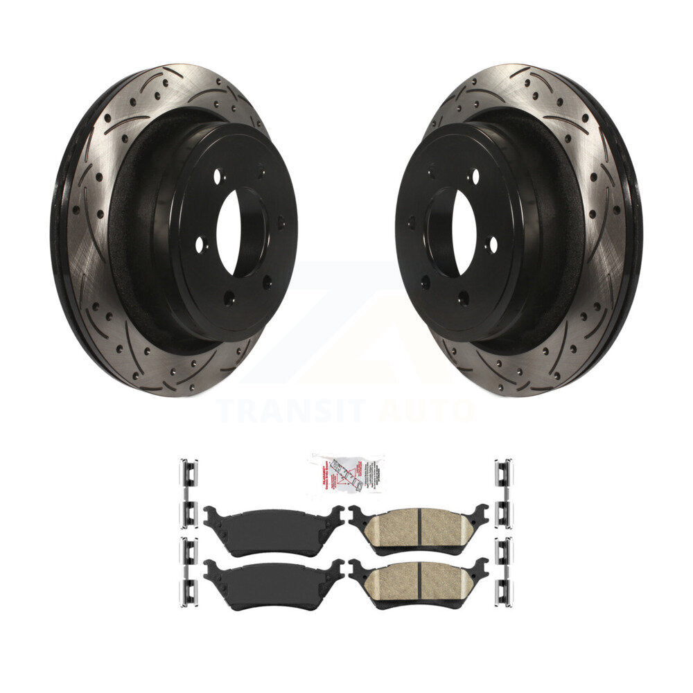 Transit Auto KDA-102678 Disc Brake Kit for 2012-2020 Ford F-150 - Rear product image