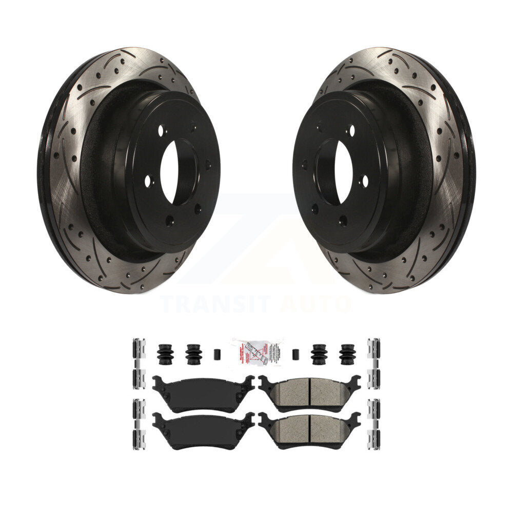Transit Auto KDA-102680 Disc Brake Kit for 2012-2020 Ford F-150 - Rear product image