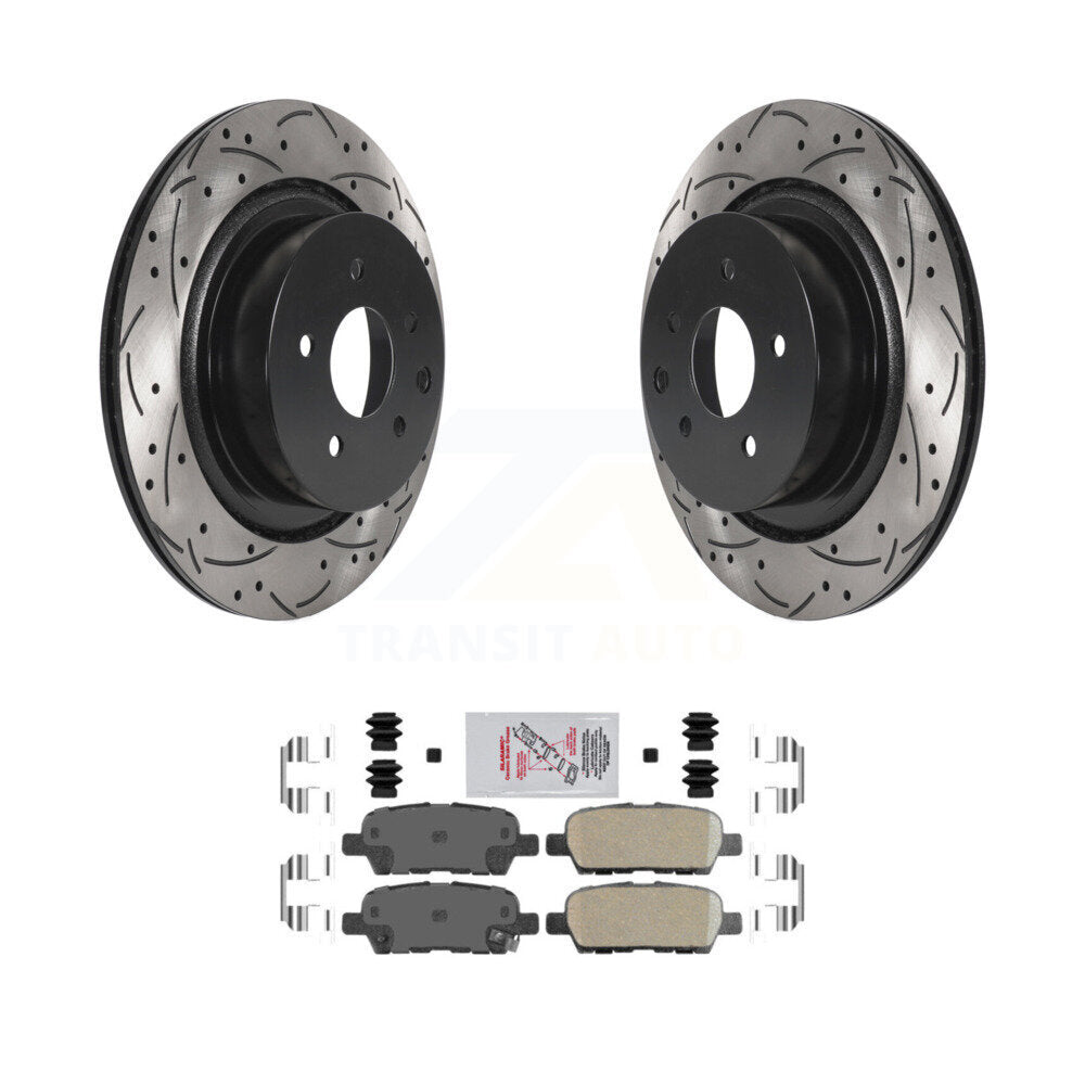 Transit Auto KDA-102684 Disc Brake Kit for 2007-2015 INFINITI Q60, INFINITI G35 - Rear product image