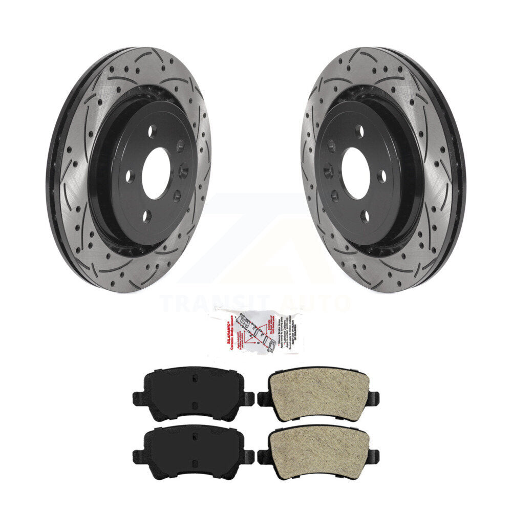 Transit Auto KDA-102694 Disc Brake Kit for 2007-2018 Volvo S60, Volvo V60, Volvo S80 & more - Rear product image