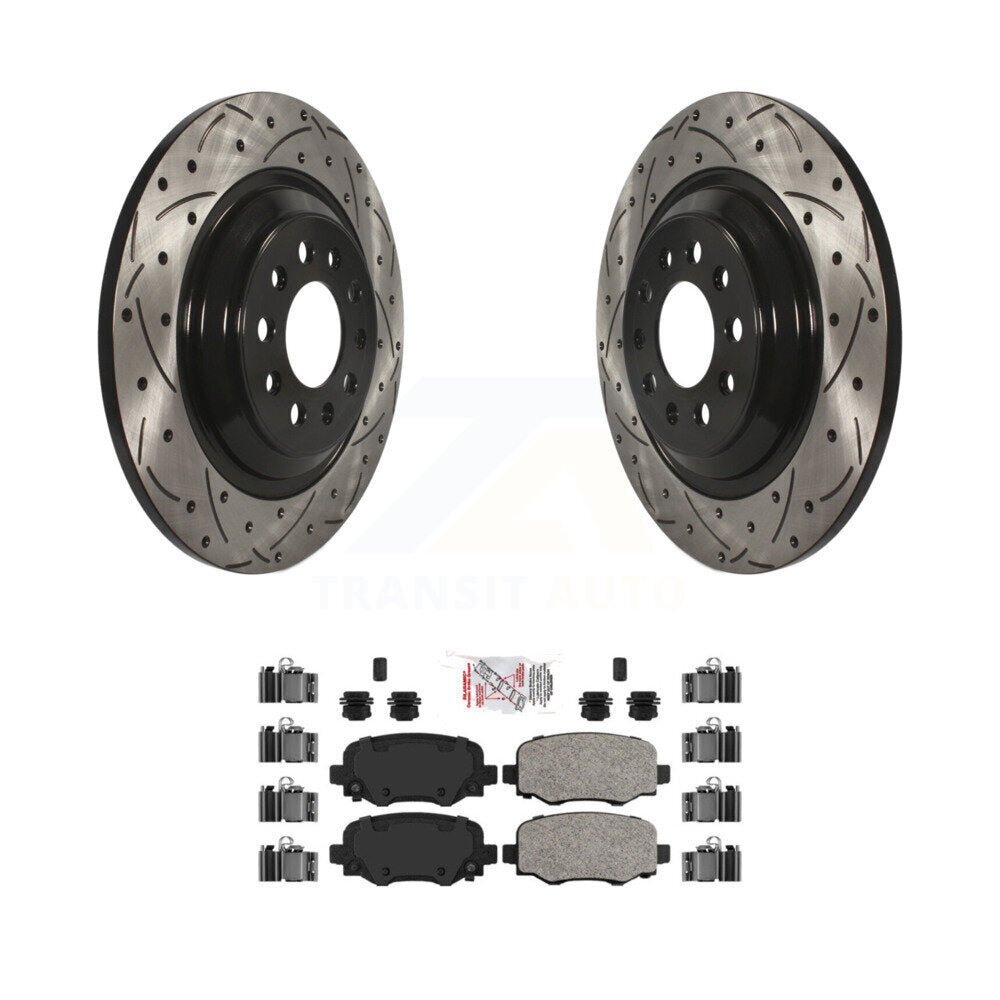Transit Auto KDA-102706 Disc Brake Kit for 2014-2022 Jeep Cherokee - Rear product image