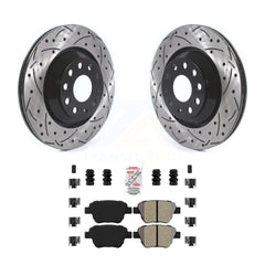 Transit Auto KDA-102709 Disc Brake Kit for 2011-2013 Volkswagen GTI, Audi A3 Quattro - Rear product image