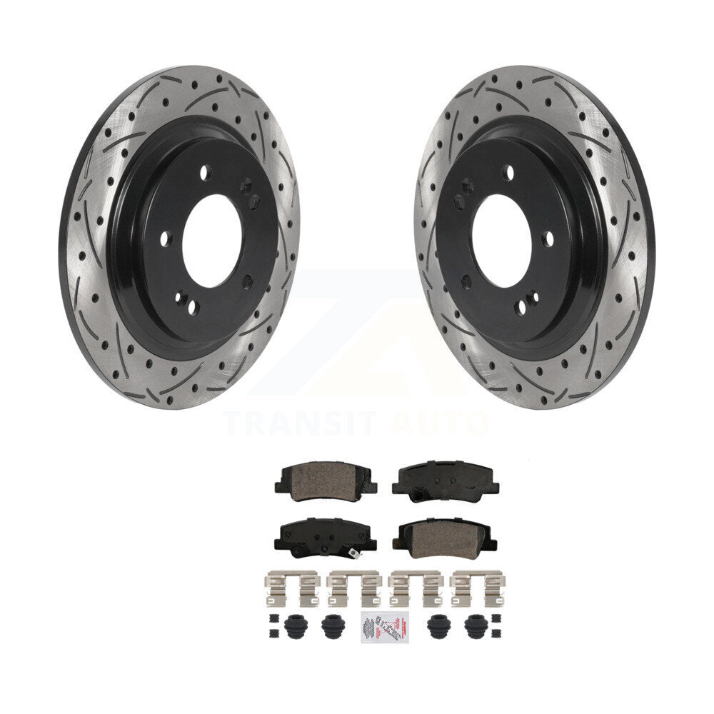 Transit Auto KDA-102746 Disc Brake Kit for 2020-2025 Hyundai Sonata, Kia Niro EV, Kia K5 - Rear product image