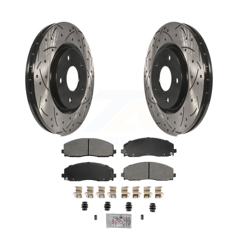 Transit Auto KDA-102748 Disc Brake Kit for 2009-2024 Chrysler Pacifica, Chrysler Grand Caravan, Chrysler Voyager & more - Front product image