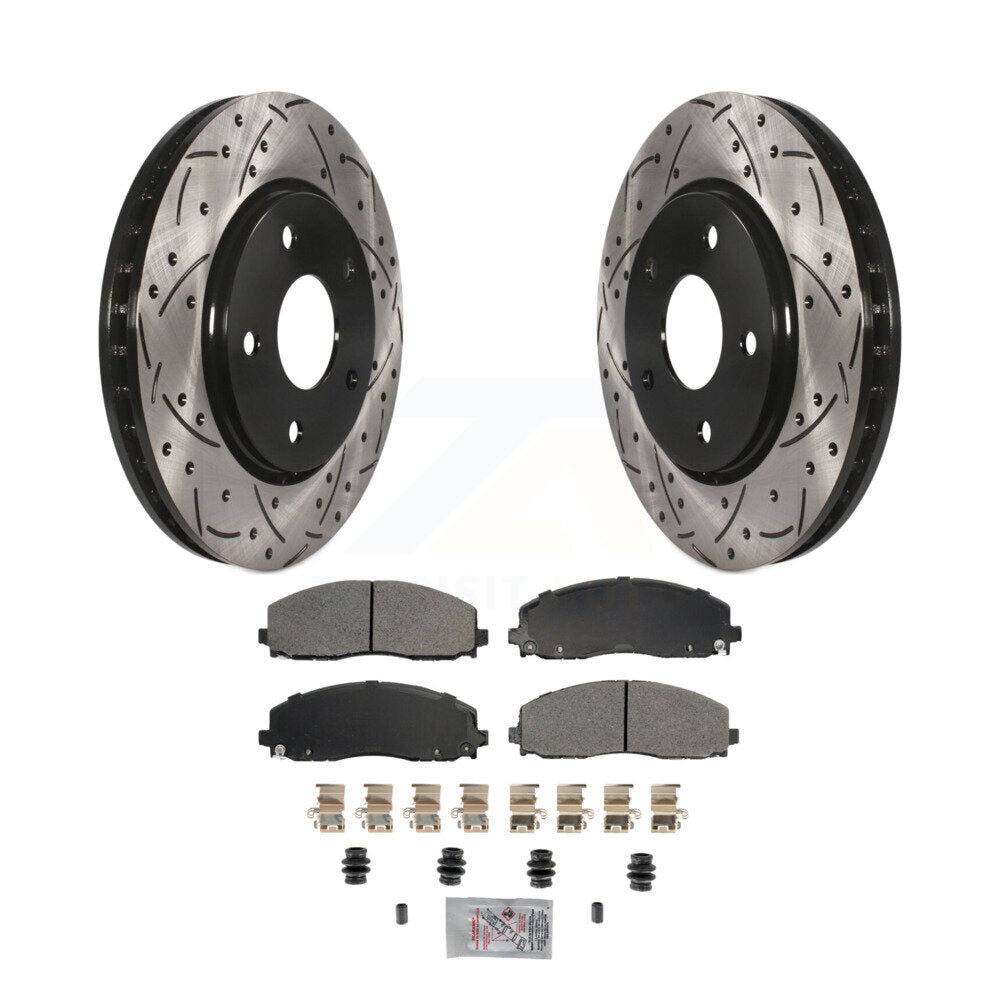 Transit Auto KDA-102749 Disc Brake Kit for 2017-2018 Dodge Grand Caravan - Front product image