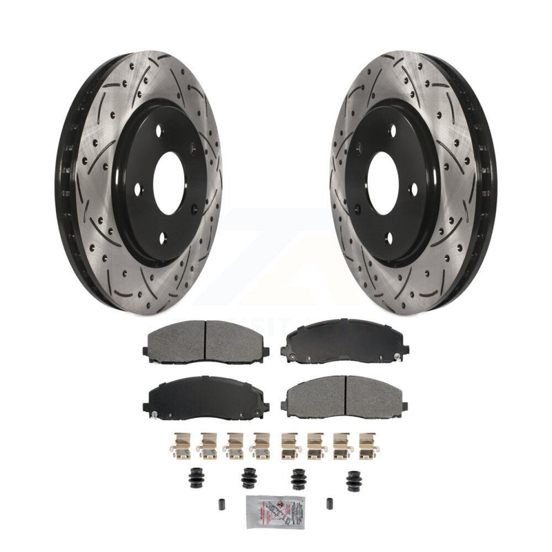 Transit Auto KDA-102749 Disc Brake Kit for 2017-2018 Dodge Grand Caravan - Front product image