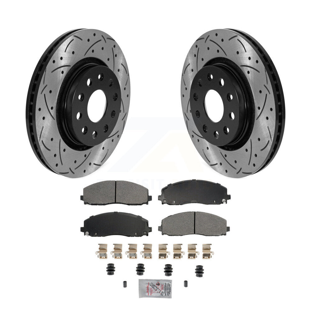 Transit Auto KDA-102750 Disc Brake Kit for 2018-2024 Jeep Wrangler, Jeep Gladiator - Front product image