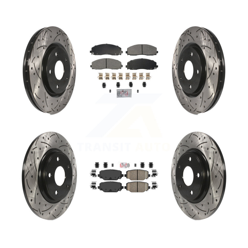 Transit Auto KDA-102755 Disc Brake Kit for 2012-2020 Dodge Grand Caravan, Dodge Journey, Chrysler Town & Country & more - Front and Rear product image