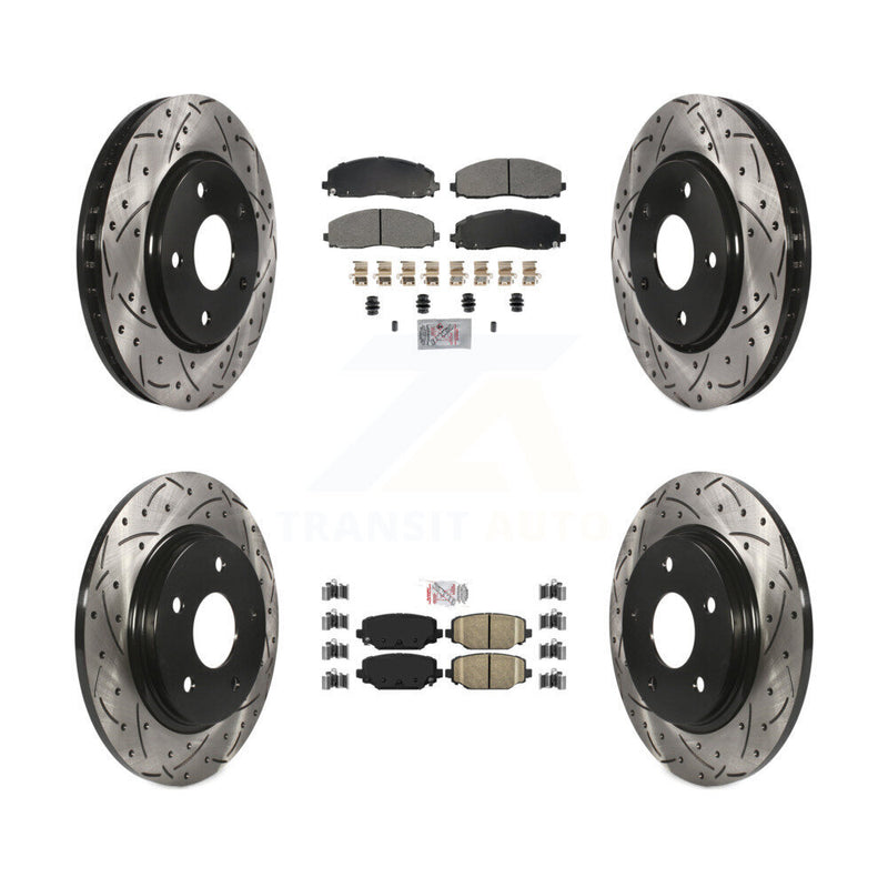 Transit Auto KDA-102764 Disc Brake Kit for 2017-2018 Dodge Grand Caravan - Front and Rear product image
