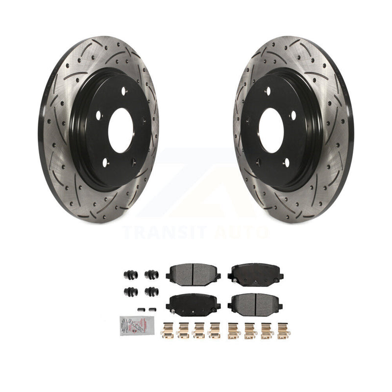 Transit Auto KDA-102773 Disc Brake Kit for 2017-2018 Dodge Grand Caravan - Rear product image