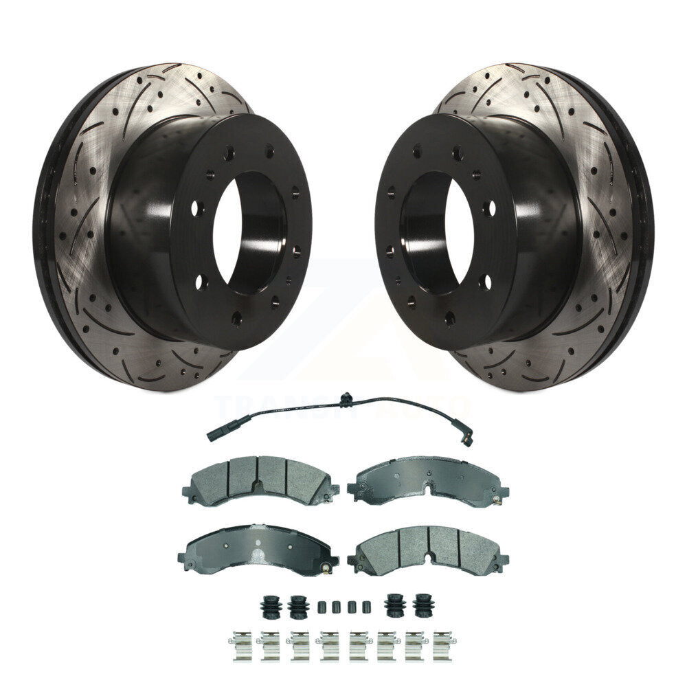 Transit Auto KDA-102774 Disc Brake Kit for 2020-2024 Chevrolet Silverado 2500 HD, Chevrolet Silverado 3500 HD, GMC Sierra 2500 HD & more - Rear product image